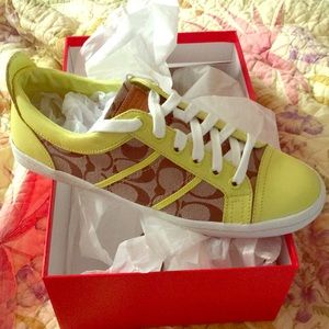 Coach sneakers size 9.5